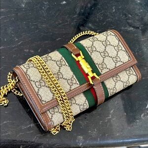 Gucci jackie 1961 chain wallet
